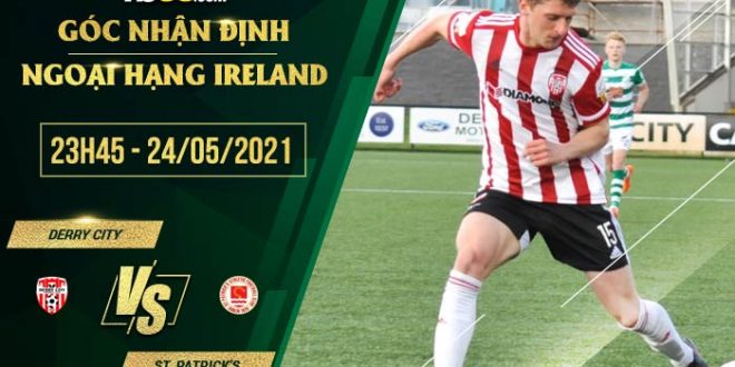 Derry City vs St. Patrick's 23h30