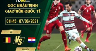 Bỉ vs Croatia 1h45