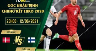Đan Mạch vs Phần Lan 23h00 ngày 12/06/2021 Euro 2021