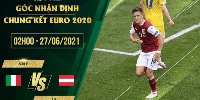 Soi kèo nhà cái Ý vs Áo 2h00