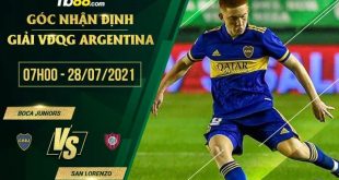 Nhận định kèo Boca Juniors vs San Lorenzo
