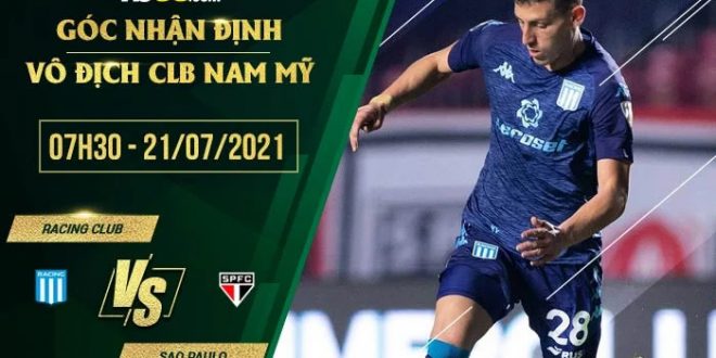 Nhận định kèo Racing Club vs Sao Paulo