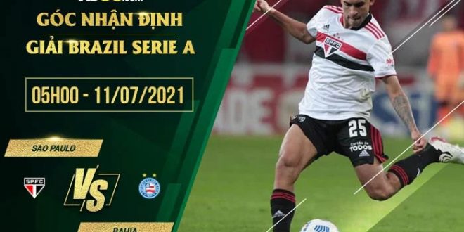 Nhận định kèo Sao Paulo vs Bahia