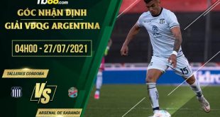 Nhận định kèo Talleres Cordoba vs Arsenal de Sarandi