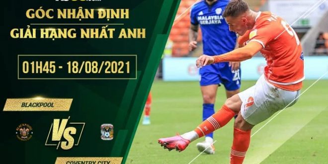 Soi kèo hot Blackpool vs Coventry