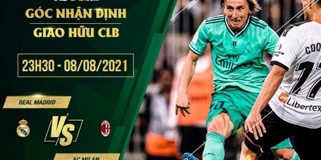 Soi kèo hot Real Madrid vs AC Milan
