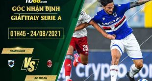 Soi kèo hot Sampdoria vs AC Milan