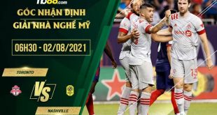 Nhận định kèo Toronto vs Nashville