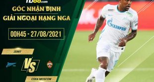 Soi kèo hot Zenit vs CSKA Moscow
