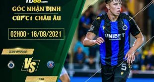 Kèo thơm Club Brugge vs PSG