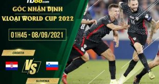 Kèo thơm Croatia vs Slovenia