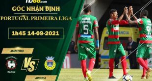 Kèo thơm Maritimo vs Arouca 1h00 ngày 14/9/2021. Arouca đã phải lách qua khe cửa hẹp để có được tấm vé chơi trên đấu trường cao nhất Bồ Đào Nha