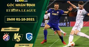 Soi kèo nhà cái Racing Genk vs Dinamo Zagreb
