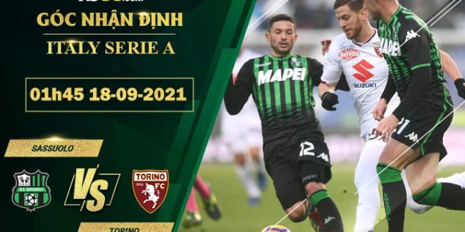 Kèo thơm Sassuolo vs Torino