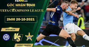 Kèo thơm Inter Milan vs Sheriff Tiraspol