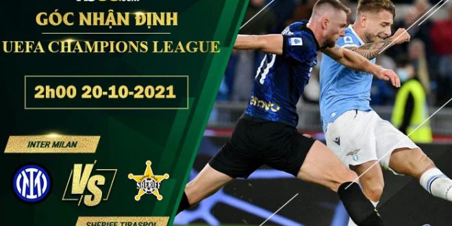 Kèo thơm Inter Milan vs Sheriff Tiraspol