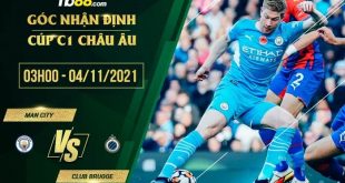 Kèo Man City vs Club Brugge