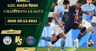 Kèo Man City vs PSG