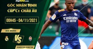 Kèo hot Real Madrid vs Shakhtar Donetsk