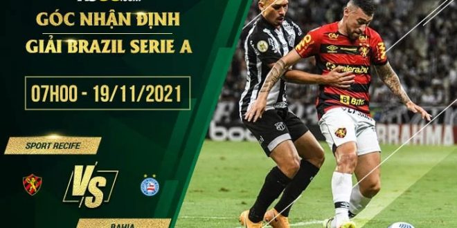 Kèo thơm Sport Recife vs Bahia