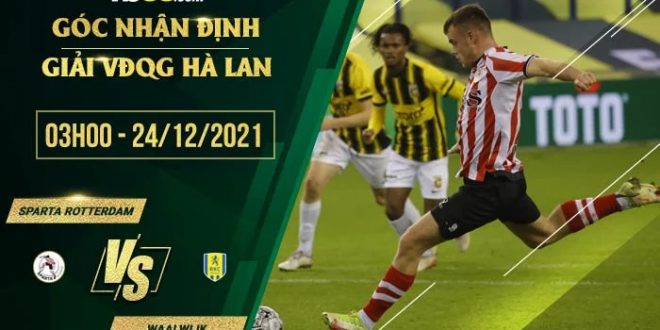 Kèo Sparta Rotterdam vs Waalwijk