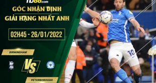 Soi kèo thơm Birmingham vs Peterborough
