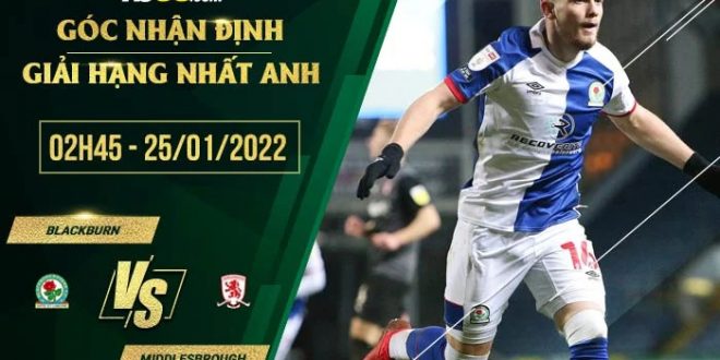 Kèo hot Blackburn vs Middlesbrough