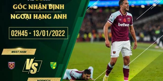 Kèo nhà cái West Ham vs Norwich