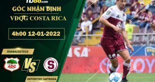 Kèo thơm Guanacasteca vs Deportivo Saprissa