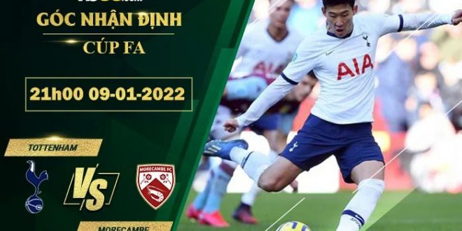 Tỷ lệ kèo Tottenham vs Morecambe
