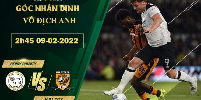 Kèo thơm Derby County vs Hull City