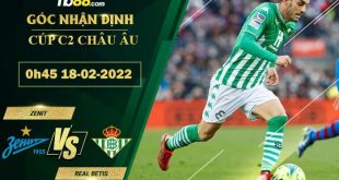 Kèo nhà cái Zenit vs Real Betis