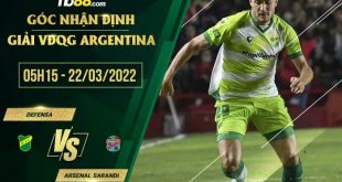 Tỷ lệ kèo Defensa vs Arsenal Sarandi