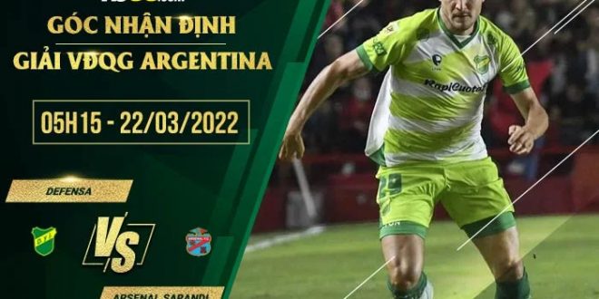 Tỷ lệ kèo Defensa vs Arsenal Sarandi