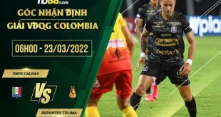Kèo tối nay Once Caldas vs Deportes Tolima