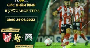 Soi kèo hôm nay Instituto Cordoba vs Ferro Carril Oeste