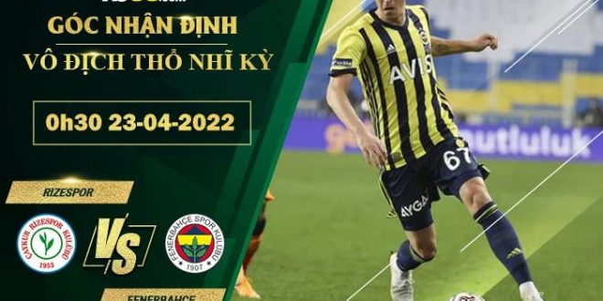 Nhận định kèo Rizespor vs Fenerbahce