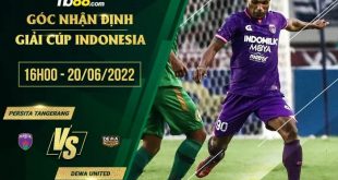 Tỷ lệ kèo Persita Tangerang vs Dewa United