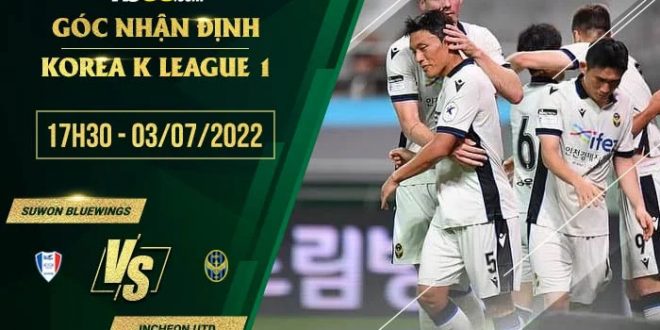Kèo Suwon Bluewings vs Incheon