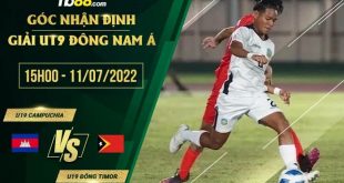 Tỷ lệ kèo U19 Campuchia vs U19 Đông Timor