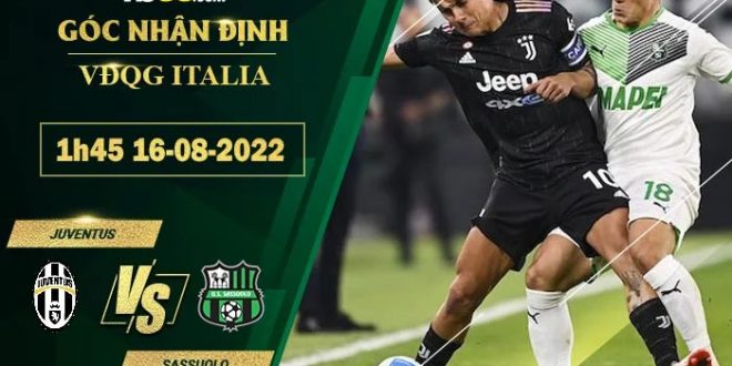 Nhận định kèo Juventus vs Sassuolo