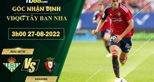 Soi kèo nhà cái Real Betis vs Osasuna