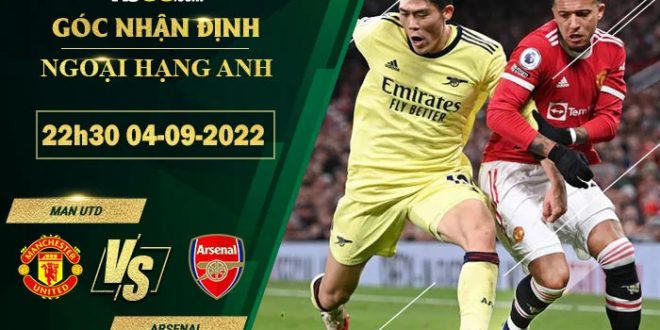 Tỷ lệ kèo Man Utd vs Arsenal