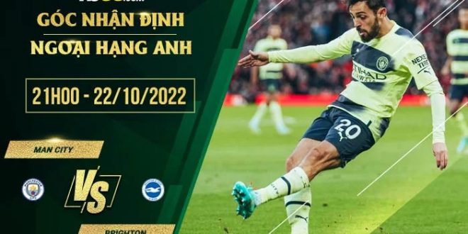 Kèo Man City vs Brighton