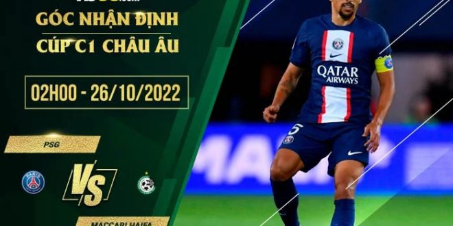 Kèo PSG vs Maccabi Haifa