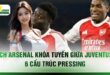 Cách Arsenal Khóa Tuyến Giữa Juventus - 6 Cấu Trúc Pressing