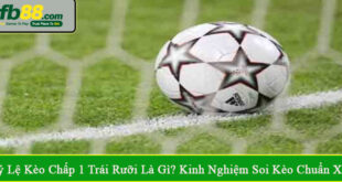 tỷ lệ kèo chấp 1 trái rưỡi